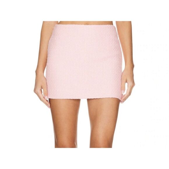 NWT MAJORELLE Danna Mini Skirt in Baby Pink - Picture 1 of 7
